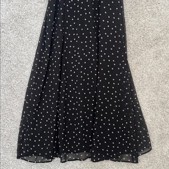Zara Polka Dot Maxi Dress - Medium - Picture 4 of 11